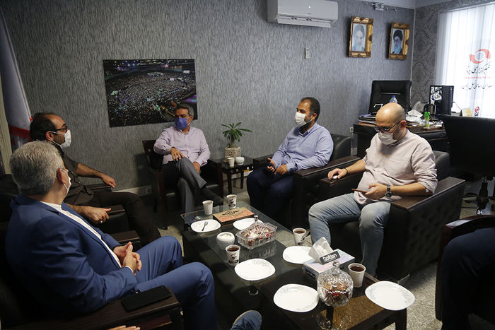 دیدار اعضای باشگاه استقلال از خبرگزاری برنا به مناسبت روز خبرنگار