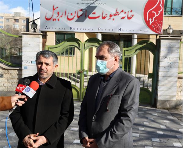 بازدید نماینده مردم اردبیل، نیر، نمین و سرعین در مجلس از خانه مطبوعات استان اردبیل