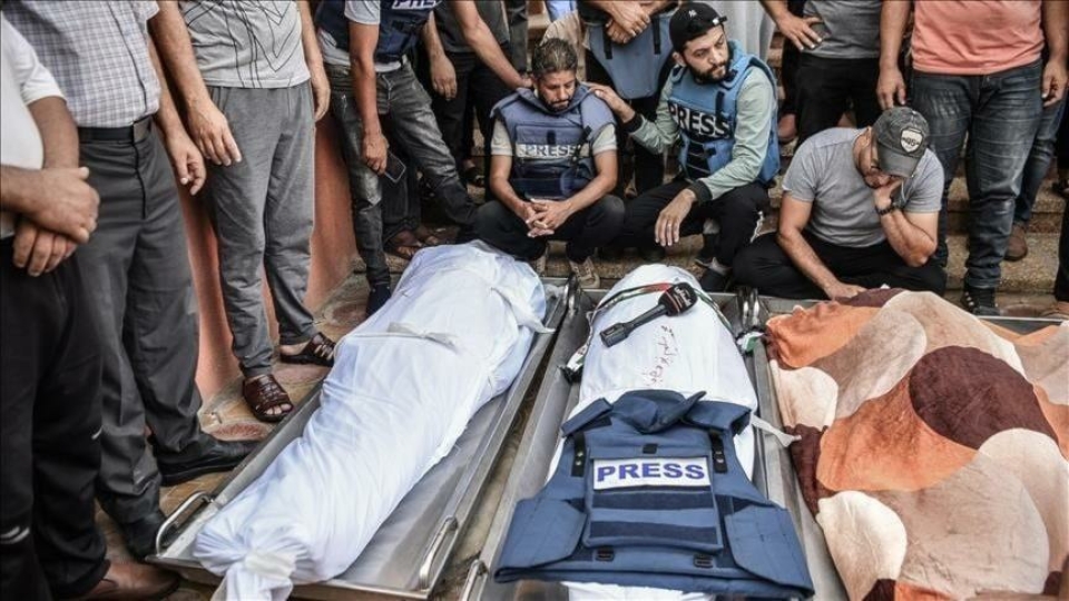 ۱۴۰ خبرنگار تاکنون در غزه به شهادت رسیده‌اند