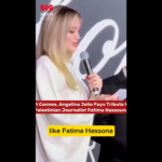 اقدام قابل تحسین آنجلینا جولی در جشنواره کن برای روزنامه‌نگار شهید فلسطینی