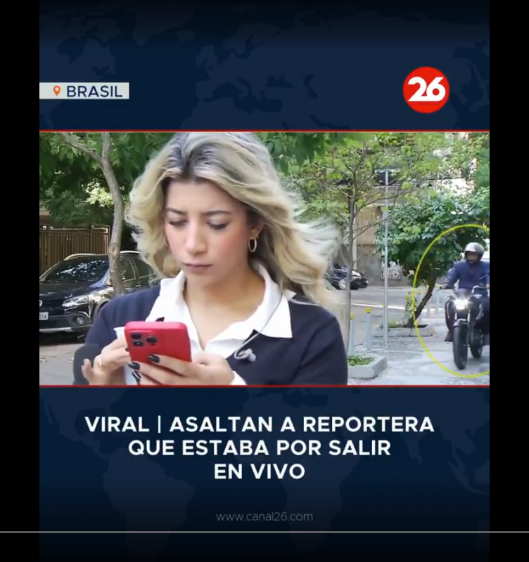 سرقت موبایل خبرنگار زن ناکام ماند