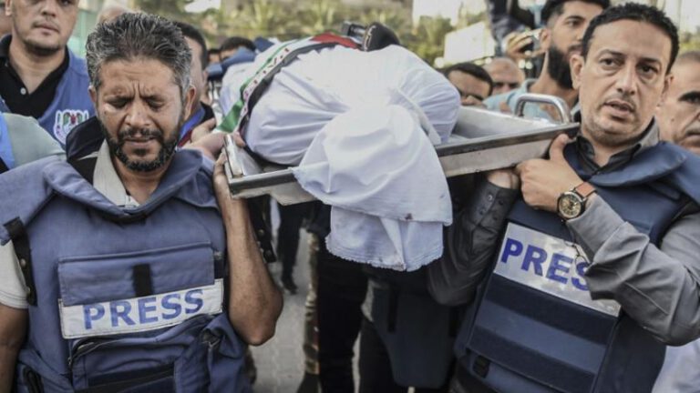 شهادت دو خبرنگار فلسطینی در شمال غزه