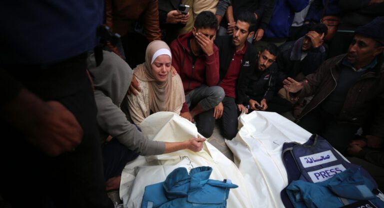 موسسه آمریکایی: روزنامه‌نگاران در غزه بیشتر از هر دو جنگ جهانی کشته شده‌اند