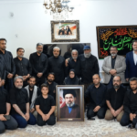 دیدار جمعی از اهالی هنر و رسانه قم با خانواده معظم شهید دهقان