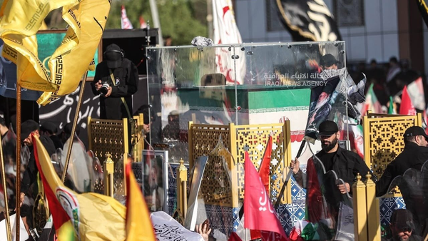 وداع میلیونی در کانون توجه ۴۳۰۰ خبرنگار در عراق