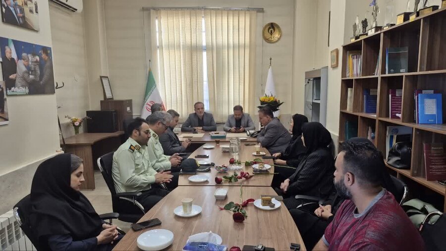 دبیر کمیسیون فرهنگی شورای اسلامی شهر کرج به دیدار اصحاب رسانه رفت